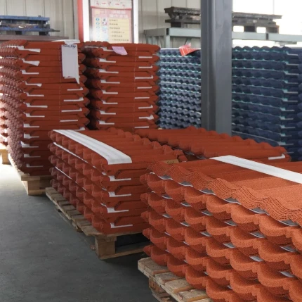 Roofing Shingles On Sale: Long Warranty Stone Covering Metal Roof Tiles high quality
